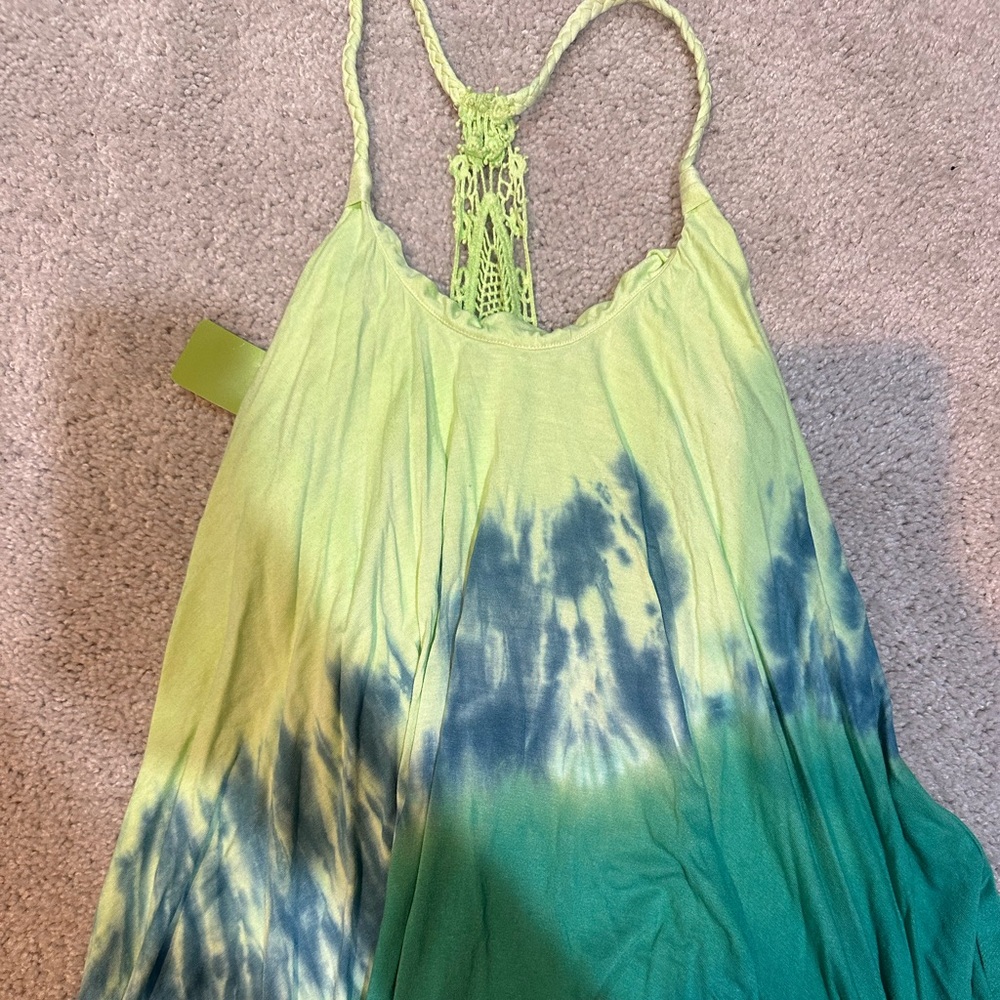Sky brand flowy top with embellishments on the front